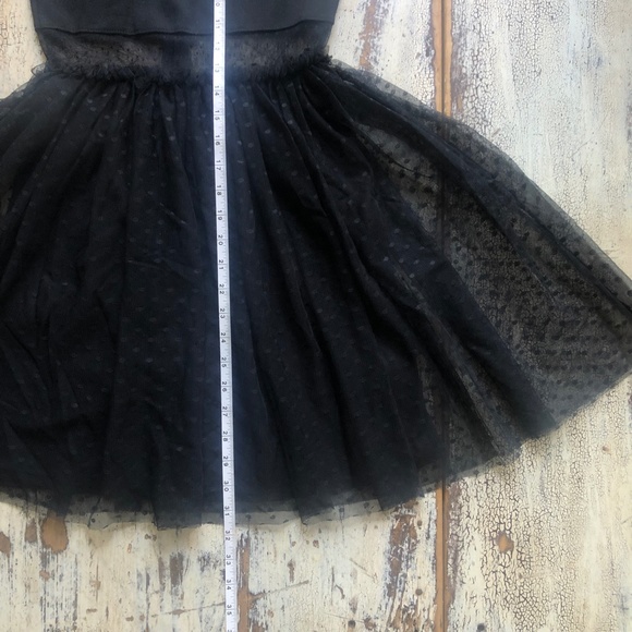 TOPSHOP Spot Mesh Dot Tulle Skater Prom Cocktail Dress US Size 2 Like new - Picture 7 of 10